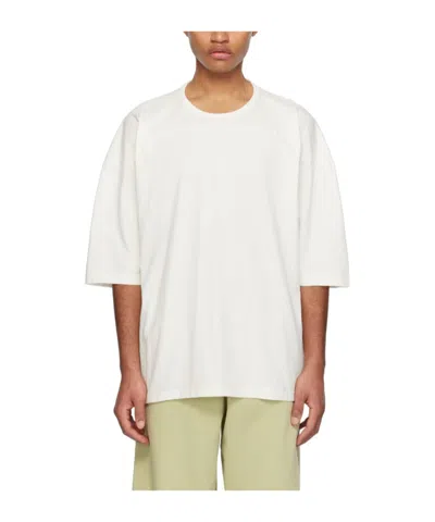 Mm6 Maison Margiela Single-stitch Cotton T-shirt In White