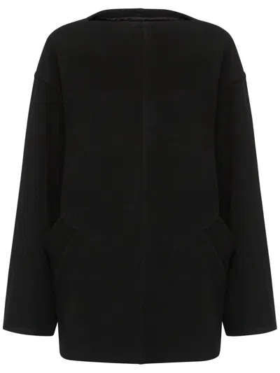 MM6 MAISON MARGIELA SINGLE-STITCH FELTED SWEATSHIRT