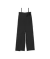 Mm6 Maison Margiela Single-stitch Logo Playsuit In Black