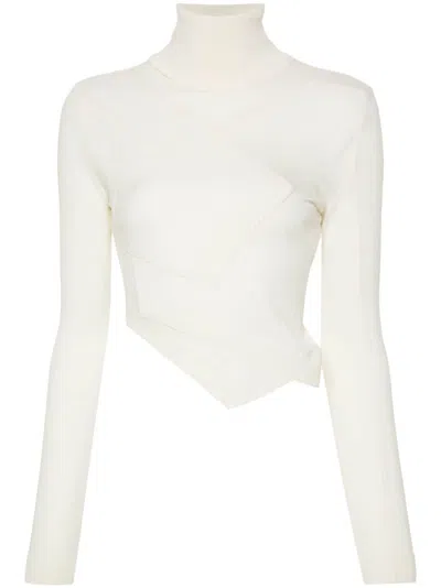 MM6 MAISON MARGIELA SINGLE-STITCH LOGO SWEATER