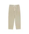 Mm6 Maison Margiela Single-stitch Logo Track Pants In Nude