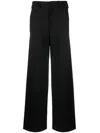 Mm6 Maison Margiela Wide-leg Track Pants In Black