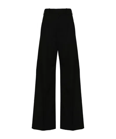 Mm6 Maison Margiela Single-stitch Straight Trousers In Black