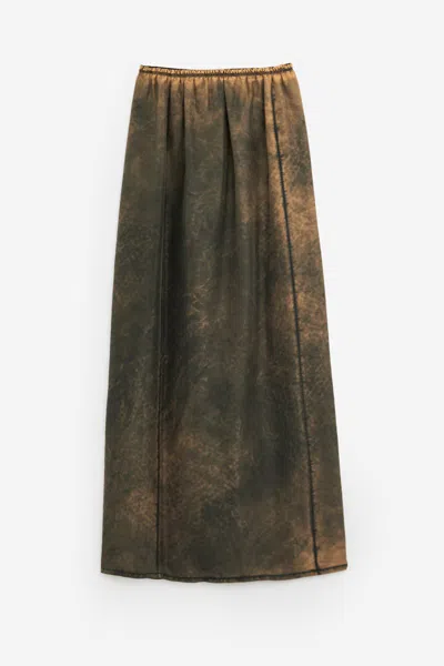Mm6 Maison Margiela Skirt In Brown