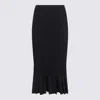 Mm6 Maison Margiela Black Tshirt With Numeric Patch And Tape Detail In Black