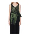 Mm6 Maison Margiela Woman Maxi Dress Black Size M Cotton In Black