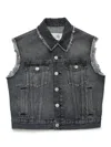 Mm6 Maison Margiela Sleeveless Jacket In Grey