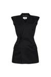 Mm6 Maison Margiela Gilet With Raw-edge Finish In Black