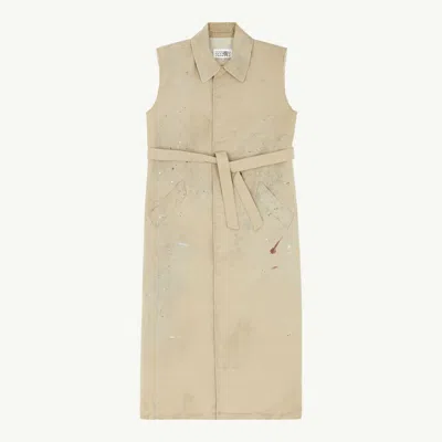 MM6 MAISON MARGIELA SLEEVELESS TRENCH COAT