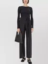 Mm6 Maison Margiela Slim Fit Body Top With Long Sleeves