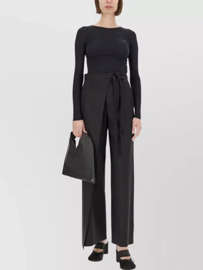 Mm6 Maison Margiela Slim Fit Body Top With Long Sleeves