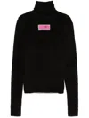 Mm6 Maison Margiela Numbers-motif Sweater In Black