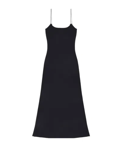 Mm6 Maison Margiela Slip Dress In Black
