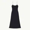 Mm6 Maison Margiela Slip Dress In Black