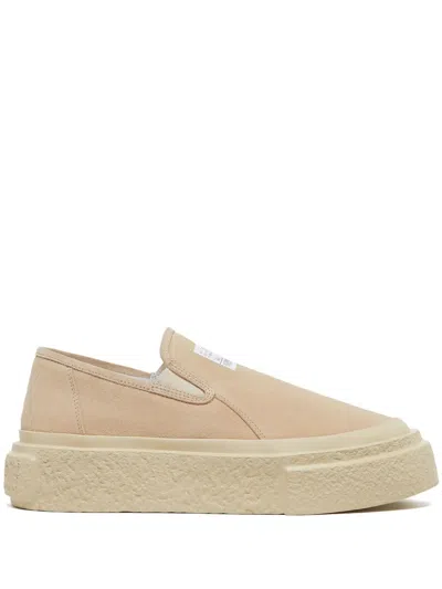 Mm6 Maison Margiela Slip-on Sneakers In Ivory