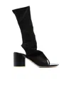 Mm6 Maison Margiela Slip-on Sock Boots In Black