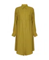Mm6 Maison Margiela Woman Short Dress Military Green Size 8 Polyester In Brown
