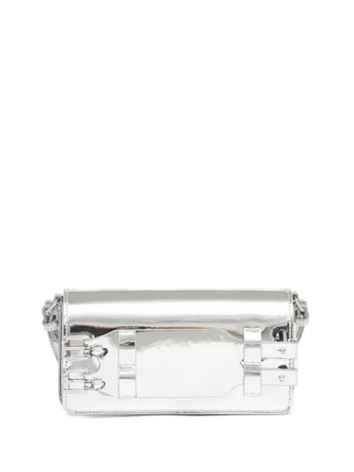 Mm6 Maison Margiela Small Bracelet Shoulder Bag In Grey