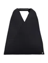 Mm6 Maison Margiela Japanese Grainy Leather Handbag In Black
