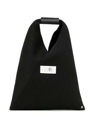 Mm6 Maison Margiela Black Triangle Tote In T8013 Black