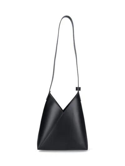 Mm6 Maison Margiela Small Crossbody Bag "fortune Cookie" In Black  