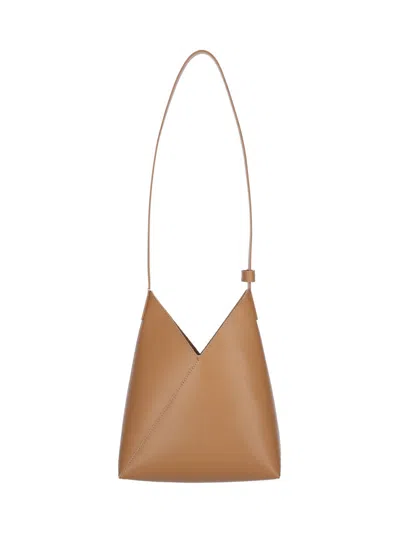 Mm6 Maison Margiela Small Crossbody Bag "fortune Cookie" In Brown