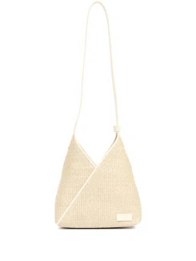 Mm6 Maison Margiela Small Fortune Cookie Shoulder Bag In Neutrals