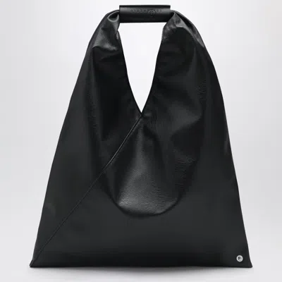 Mm6 Maison Margiela Small Japanese Bag In Black Eco Leather