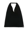 Mm6 Maison Margiela Small Japanese Canvas Tote Bag In Black