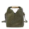 Mm6 Maison Margiela Small Japanese Crossbody Bag In Green