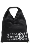 Mm6 Maison Margiela Medium Tote Bag Japanese Classic In Black