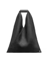Mm6 Maison Margiela Triangle Small Graphic-print Tote In Black