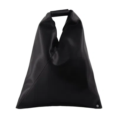 Mm6 Maison Margiela Small Japanese  Tote Bag In Black