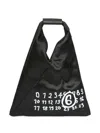 Mm6 Maison Margiela Classic Japanese Tote Bag With Print In Black