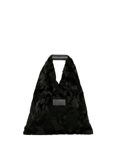 Mm6 Maison Margiela Small Japanese Tote Bag In Black