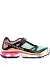 Mm6 Maison Margiela Round Tip Micro-mesh Sneakers Laminated Heel