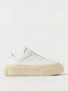 Mm6 Maison Margiela Chunky Gambetta Leather Sneakers In Cream