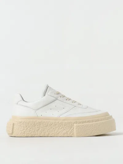 Mm6 Maison Margiela Chunky Gambetta Leather Trainers In White