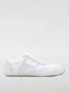 Mm6 Maison Margiela White Leather And Suede Sneaker In White