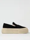Mm6 Maison Margiela Leather Sneaker In Black