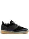 Mm6 Maison Margiela Lace Up Leather Sneakers