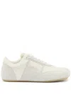 Mm6 Maison Margiela White Leather And Suede Sneaker In White