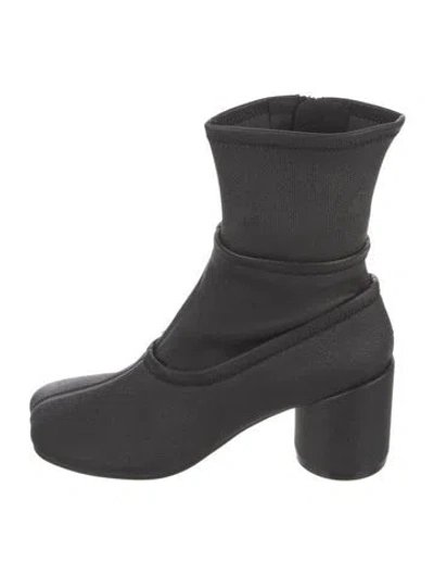 Pre-owned Mm6 Maison Margiela Sock Boots In Black