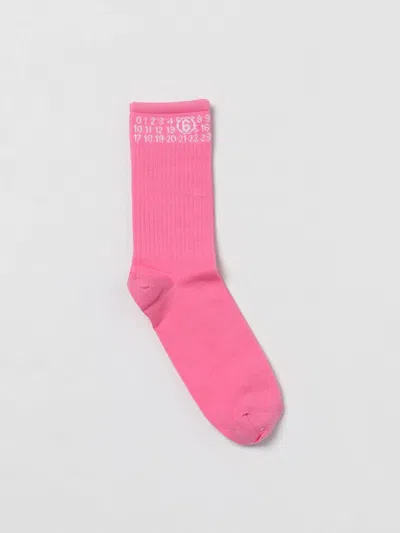 Mm6 Maison Margiela 宝宝袜子  儿童 颜色 粉色 In Pink