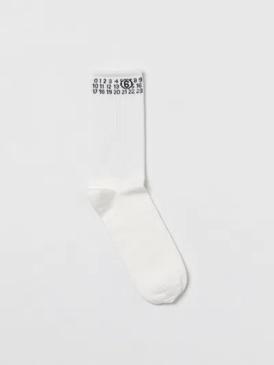 Mm6 Maison Margiela Socks Baby  Kids Color White