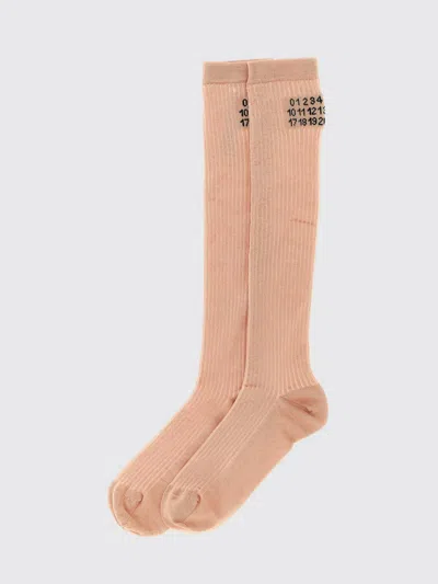 Mm6 Maison Margiela ソックス  レディース カラー ピンク In Brown