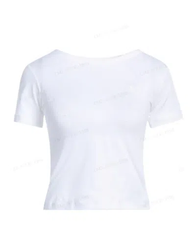 Mm6 Maison Margiela Solidcolor Tshirt In White