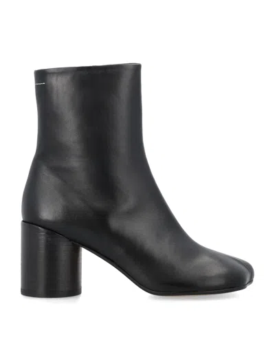 Mm6 Maison Margiela Sophisticated Black Ankle Bootie For Ss24