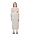 Mm6 Maison Margiela Split Dress In White