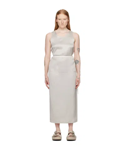 Mm6 Maison Margiela Split Dress In White